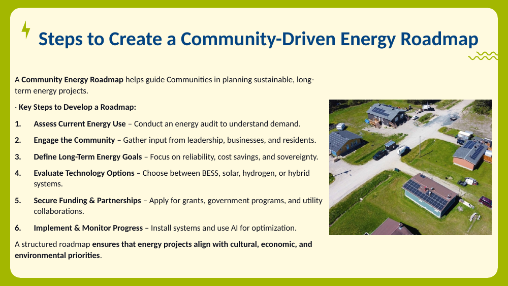 Aerial photo of a rural First Nation community with houses and green fields.