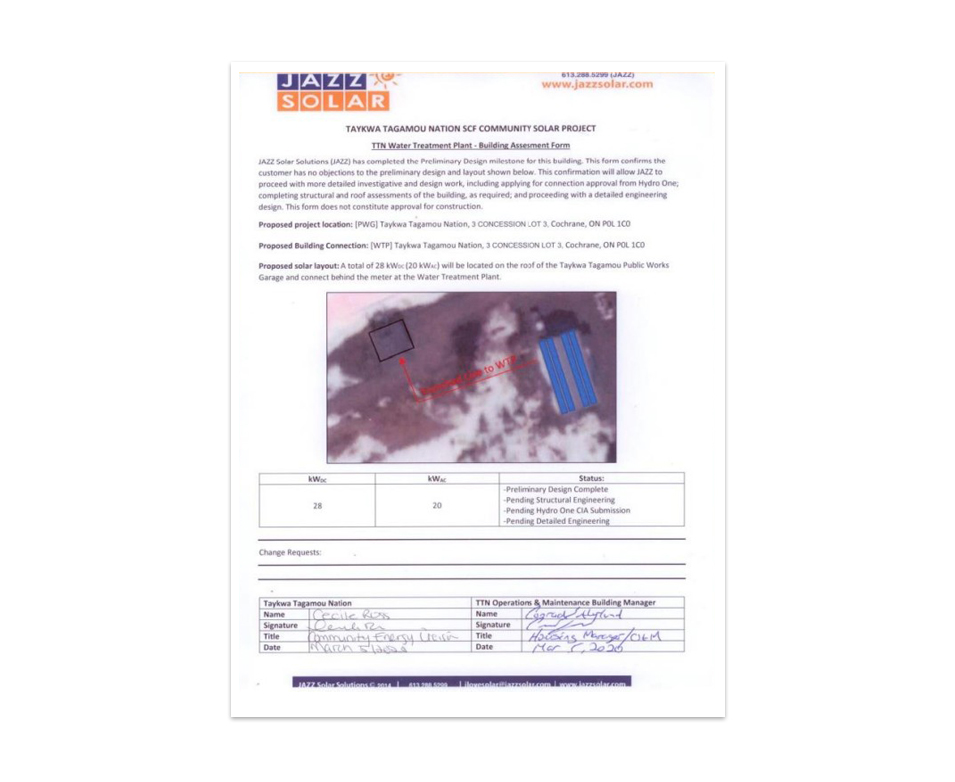 Construction process: Building approval form
